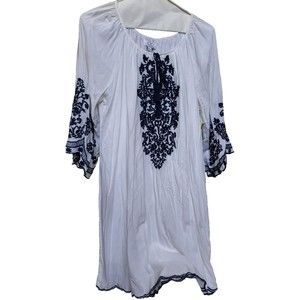Embroidered Dress/Tunic Boho Hippie Size 3X NWT Artsy by Chic Connection